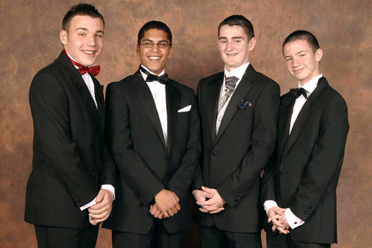 school prom photo